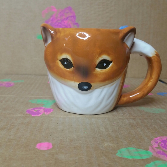 FOXY Fox Animal Shaped Coffee Mug - Picture 6 of 11